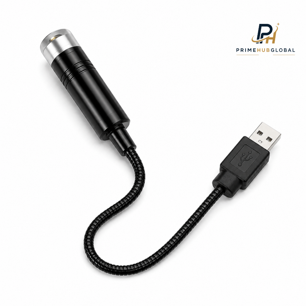 مصباح LED USB مرن – إضاءة قابلة للتعديل للقراءة والعمل | Prime Hub Global
