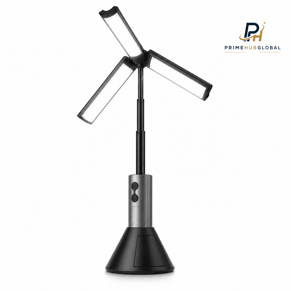 مصباح تخييم LED قابل للطي 360° | PrimeHub Global